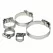 Hose Clamp, 1-1/4" Yellow Dichromate Zinc-Plated Stainless Steel 57 Series