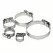Hose Clamp, 1-3/4" Yellow Dichromate Zinc-Plated Stainless Steel 57 Series