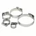 Hose Clamp, 2-1/4" Yellow Dichromate Zinc-Plated Stainless Steel 57 Series