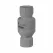Spring Check Valve, 3"FPT White PVC 200 psi 1001 Series with Flow Control
