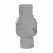 Spring Check Valve, 1-1/2" Slip White PVC 200 psi 1012 Series with Flow Control
