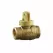 Ball Valve Curb Stop, 3/4"FPT Lead-Free Cast Brass 300 psi 202NL Series