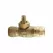 Ball Valve Curb Stop, 1"CB Compression Lead-Free Cast Brass 300 psi 202NL Series