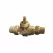 Ball Valve Curb Stop, 3/4"Copper Flare Lead-Free Cast Brass 300 psi 203NL Series
