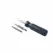 T Christy Enterprises 6-In-1 Screwdriver, Blue Plastic Handle | 6N1TC