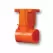 1" x 3/4" x 2" FPT Reinforced Nylon Top ABS Bottom Tool Less Standard Sized Saddle Tee | KT010D