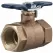 Ball Valve, 2"Threaded Lead-Free Cast Copper Silicon Alloy 600 psi LF622F Series Non Tapped
