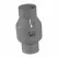 Spring Check Valve, 2" Slip White PVC 200 psi 1012 Series with Flow Control
