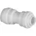 Hydro-Logic 1/2Inches QC x 3/8Inches QC reducing union straight