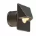 Wall Light, 2 W 2700K/4500K/5200K Integrated LED Powder Coated Bronze Metallic Die-Cast Brass Petit Oeil Series Square Zoning