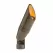 Up Light, 2 W 2700K/3900K/4500K/5200K Integrated LED Powder Coated Bronze Metallic Die-Cast Aluminum Zoning