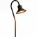 Path Light, Integrated LED Powder Coated Bronze Metallic Machined Brass Zoning/Color Changing