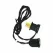 Jumper Cord, 6' Black with Fused Base Plug