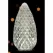 Christmas Light Bulb, Faceted E17 C9 LED Pure White Transparent | BU-LED-FC9-TPW
