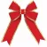 Decorative Bow, 36" Red Velvet with Gold Trim | BW-RGD-36