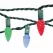 LED Light String, 4.8 W per String 23.5' 4" Spacing Red Plastic Socket Commercial Standard