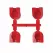 Rotary Nozzle, 25' Plastic Red For PGP® Ultra and I-20 Rotor