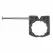 Full Clamp, 3/4" CTS Black Plastic F234 Series Single Nail with Preloaded Nail