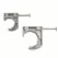 Half Clamp, 1" CTS Gray Plastic Round with Preloaded Nail