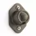 2- 1/2" x 1-1/2" Textured Black Aluminum For Low Voltage LED Landscape Fixtures Surface Mounting Bracket
