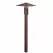 3.8 W 3000K Integrated LED Textured Architectural Bronze Aluminum 8" x 26.5" Path Light | KIC15803AZT30R