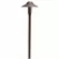 3 W 3000K Integrated LED Textured Architectural Bronze Aluminum Dome 6.25" x 22" Path Light | KIC15870AZT30R