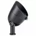 2.5 W 3000K Integrated LED Textured Black Aluminum 60 Degrees Wide Beam Flood Light | KIC16152BKT30
