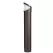 3.57 W 2800K LED Textured Architectural Bronze Aluminum Side Throw Bollard Light | KIC16132AZT28