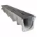 48" x 10" x 5.34" Light Gray Neutral Channel Drain Section | NDDDS094N
