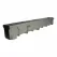 48" X 10" X 5.34 - 5.68" Light Gray Channel Drain Section |  DS-095