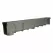 48" x 10" x 6.01 - 6.35" Light Gray Channel Drain Section | NDDDS097