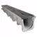 48" x 10" x 8.37 - 8.7" Light Gray Channel Drain Section | NDDDS104