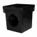 NDS Catch Basin, 12" X 12" Square 2-Outlet Black | 1200