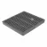 12" X 12" Square Hdpe Gray Catch Basin Flat Drain Grate |  1210