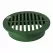 12" Round Green Flat Drain Grate | NDS1250
