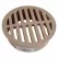 4" Round Sand Flat Drain Grate | NDS13S