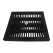 18" x 18" Square Black Catch Basin Flat Drain Grate | NDS1811