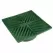 6" x 6" Square Green Flat Drain Grate | NDS5