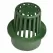 3" Round Green Drain Atrium Grate | NDS70