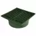 7" x 7" Square Green Flat Drain Grate | NDS772