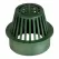 6" Round Green Drain Atrium Grate |  80