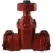 2-1/2" Bell End Epoxy Coated Ductile Iron 350 psi LMV Series Mainline Gate Valve | LEMLMV22BB