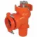 2" Spigot x Gasket 12" Epoxy Coated Ductile Iron 350 psi LV Series Lateral Angle Valve | LEMLV210