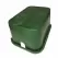 13" x 20" Rectangular Green Box Irrigation Control Valve Standard Jumbo with Overlapping Green Cover Standard Series Valve Box | NDB118BC