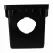 NDS Catch Basin, 12" X 12" Square 4-Outlet Black | 1204