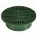8" Round Green Flat Drain Grate |  20