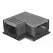 7-1/16" X 7-7/16" X 2-5/8" Gray 90 Degrees Elbow Corner Fabricated With Grate Channel Drain |  2381