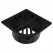 4" Nds 4' Square Black Grate Fits 3" Pipe | 2