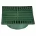 8" x 8" Square Green Flat Drain Grate | NDS882