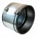 4" x 4.07" Clay x Cast Iron PVC 1002 RC Series Flexible Strong Back Repair Coupling | NHPSBCP040CP